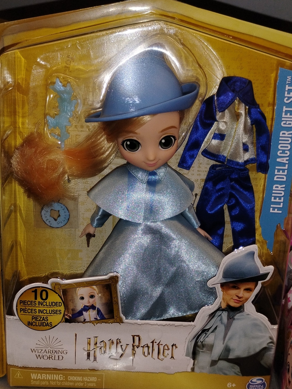 Warner Bros. Harry Potter Fleur Delacour Doll - Navy Blue & Light Blue
